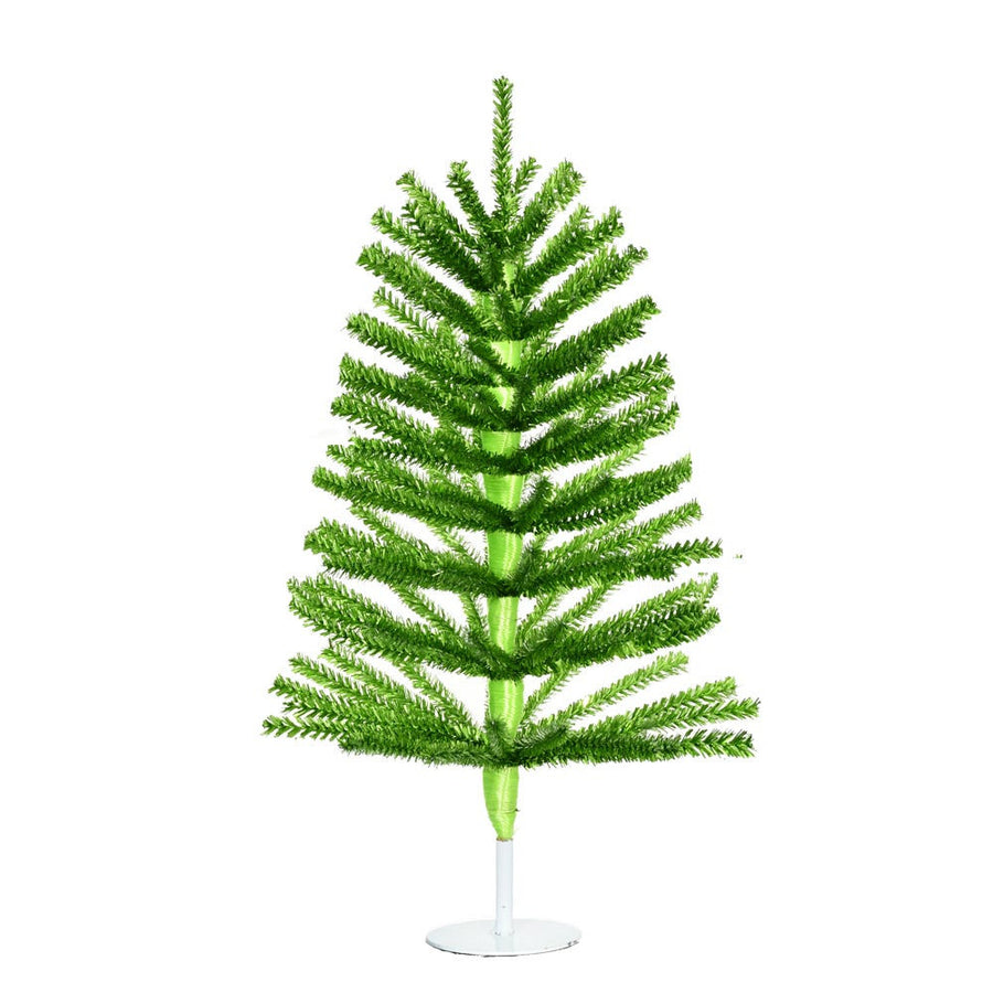 18“ Un-Lit Green Foil Miniature Tree