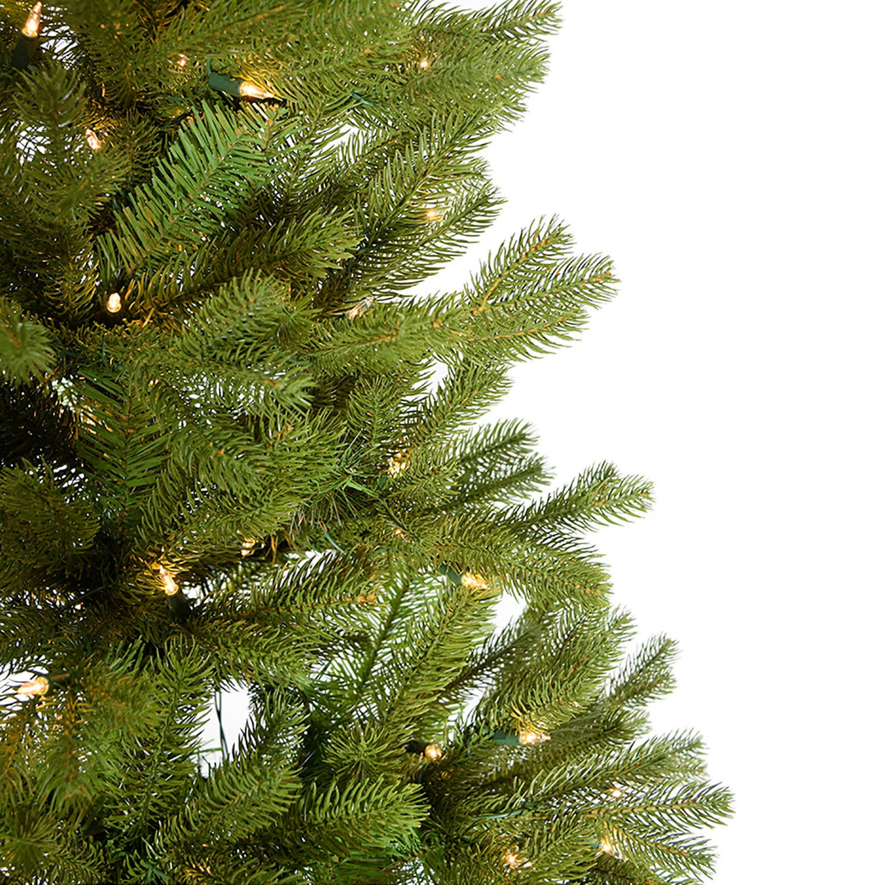 4' Pre-Lit Clear Incandescent PE Half Tree