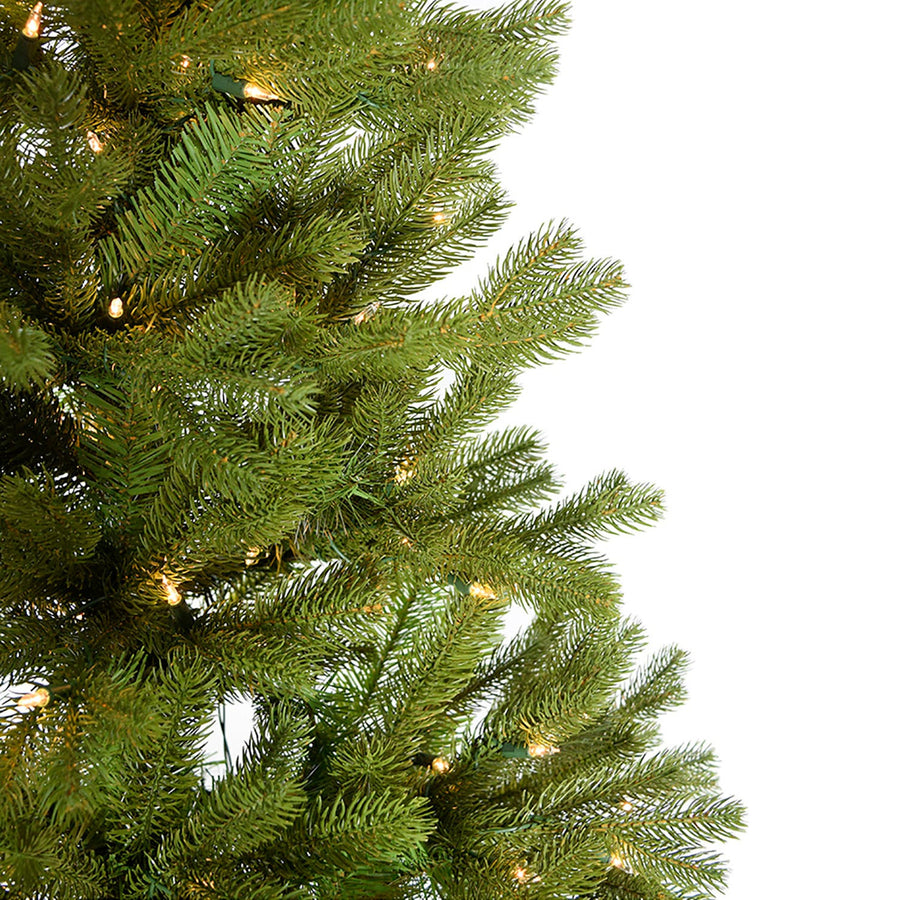 4' Pre-Lit Clear Incandescent PE Half Tree