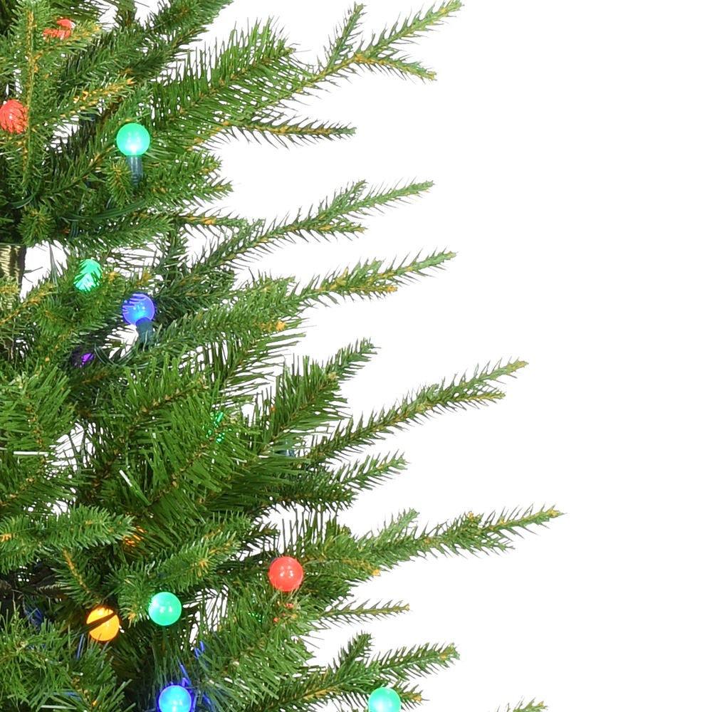 3' Pre-Lit Multicolored LED Timberland Tree