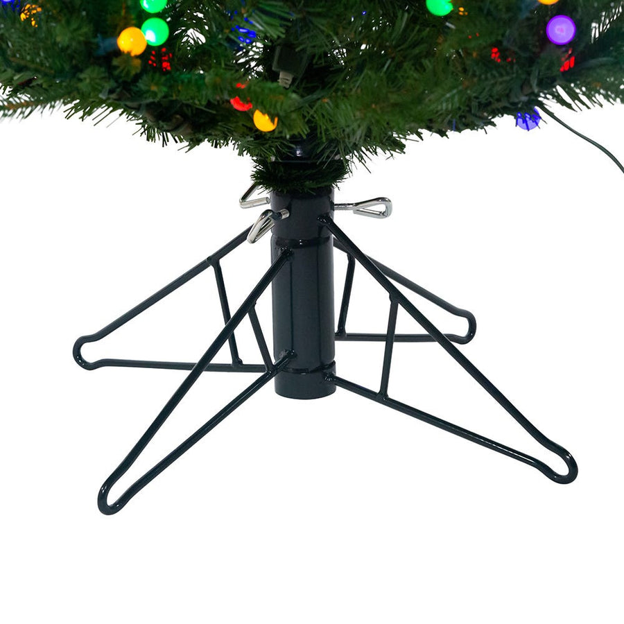 5' Pre-Lit Multicolored LED Timberland Tree