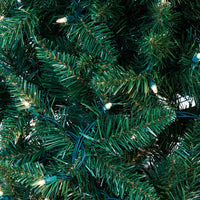 4.5' Pre-Lit Clear Incandescent Point Pine Tree