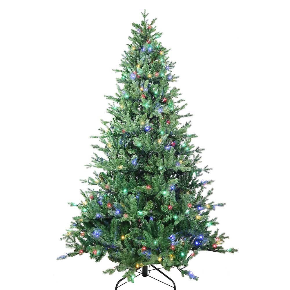 7' Pre-Lit Multicolor LED Jackson Pine Tree