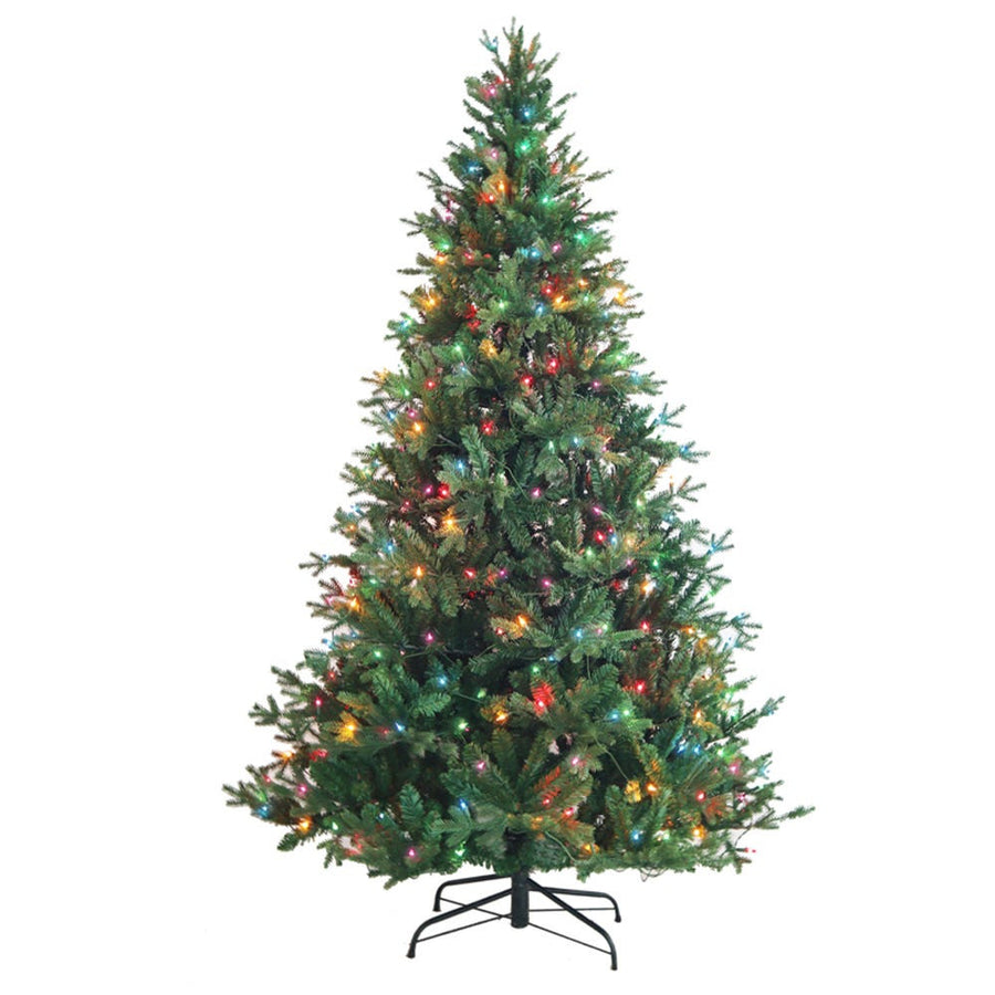 7' Pre-Lit Multicolor Incandescent Jackson Pine Tree