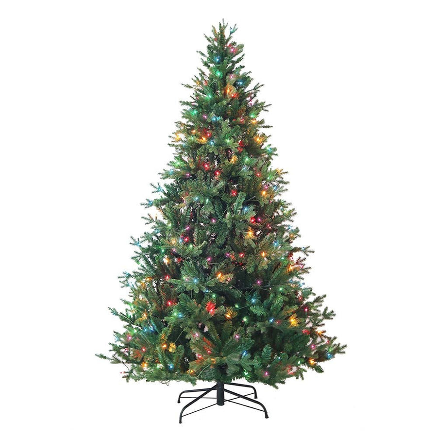 7' Pre-Lit Multicolor Incandescent Jackson Pine Tree