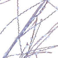 4' Pre-Lit Cool White Fairy LED Winter White Twig Tree