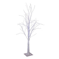 4' Pre-Lit Cool White Fairy LED Winter White Twig Tree