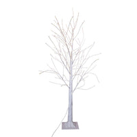 4' Pre-Lit Warm White Fairy LED Winter White Twig Tree