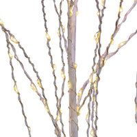 4' Pre-Lit Warm White Fairy LED Winter White Twig Tree