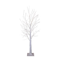 4' Pre-Lit Warm White Fairy LED Winter White Twig Tree