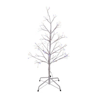 3' Pre-Lit Multicolored Fairy LED White Birch Twig Tree