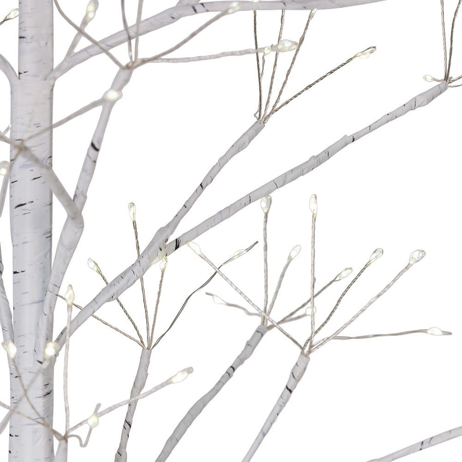 3' Pre-Lit Warm White Fairy LED White Birch Twig Tree