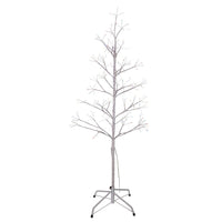 4' Pre-Lit Multicolored Fairy LED White Birch Twig Tree
