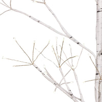 5' Pre-Lit Warm White Fairy LED White Birch Twig Tree