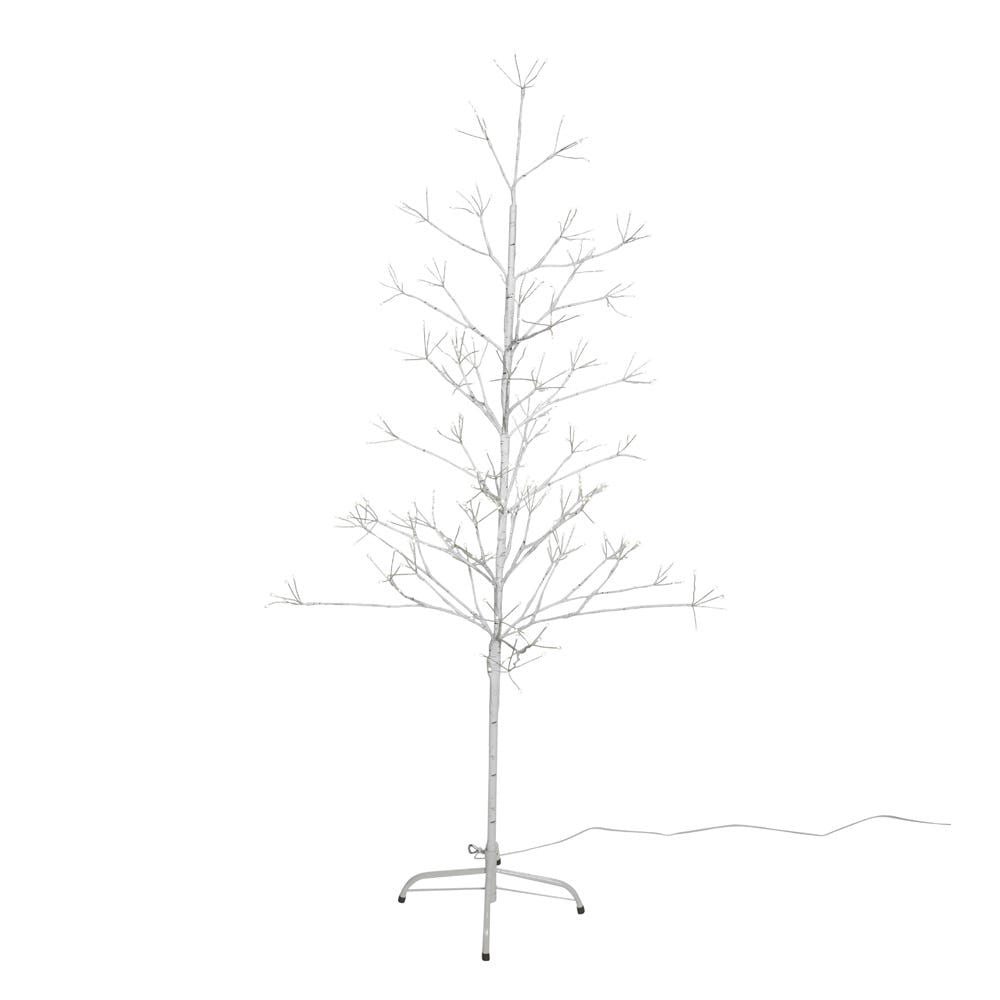 5' Pre-Lit Warm White Fairy LED White Birch Twig Tree