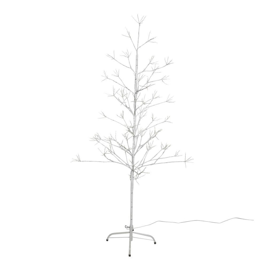 5' Pre-Lit Warm White Fairy LED White Birch Twig Tree