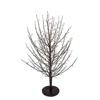3' Pre-Lit Warm White Fairy Cluster LED Dark Brown Twig Tree