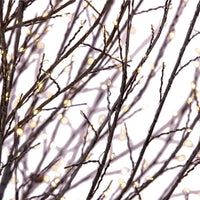 4' Pre-Lit Warm White Fairy Cluster LED Dark Brown Twig Tree