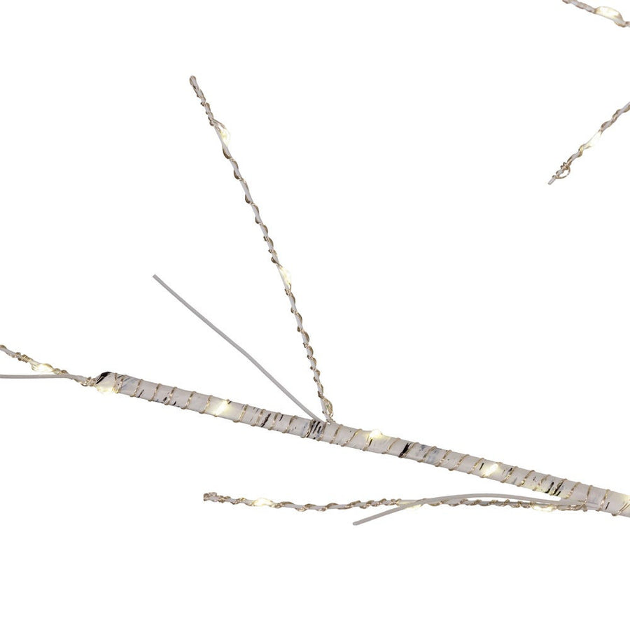 5' Pre-Lit Warm White Fairy Twinkle LED White Birch Twig Tree