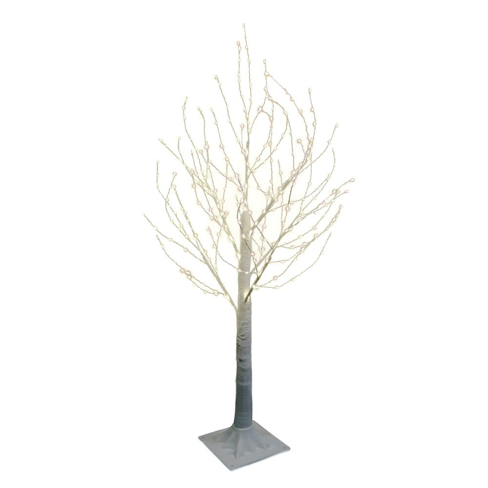 3' Pre-Lit Warm White Fairy LED Winter White Twig Tree