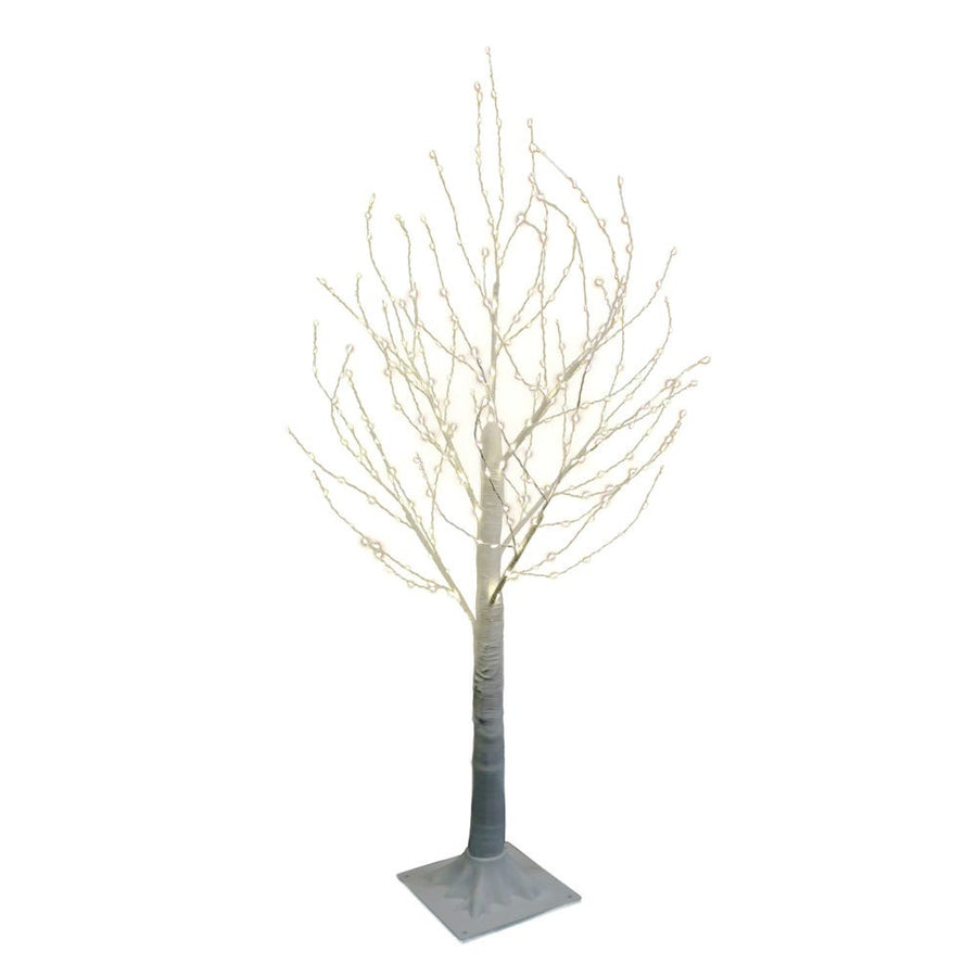 3' Pre-Lit Warm White Fairy LED Winter White Twig Tree