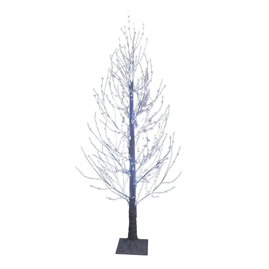 5' Pre-Lit Cool White Fairy LED Winter White Twig Tree