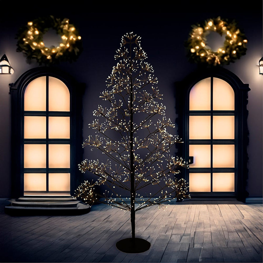 6' Pre-Lit Warm White LED Silhouette Fairy Tree