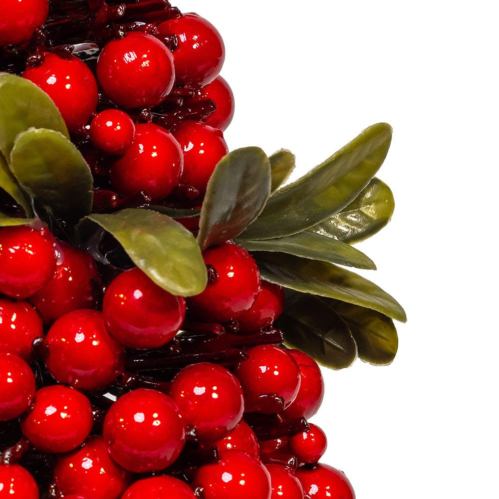 11.8" Red Berry Tree