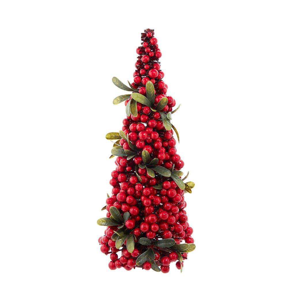 15.7" Red Berry Tree