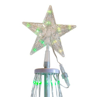 6' Pre-Lit RGB LED Collapsible Decorated Tree