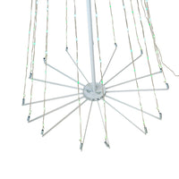 6' Pre-Lit RGB LED Collapsible Decorated Tree