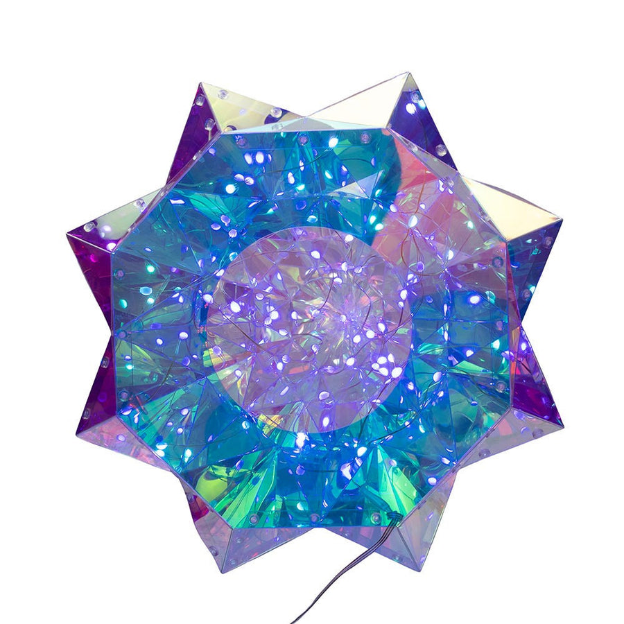 20" Lighted Magical Iridescence Holographic Christmas Tree + Remote