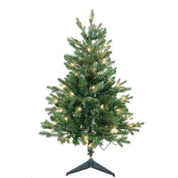 3' Pre-Lit Clear Incandescent Jackson Pine Tree