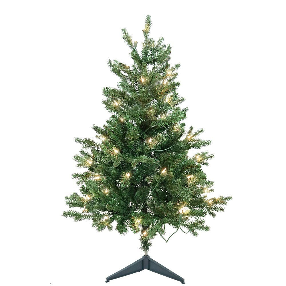 3' Pre-Lit Clear Incandescent Jackson Pine Tree