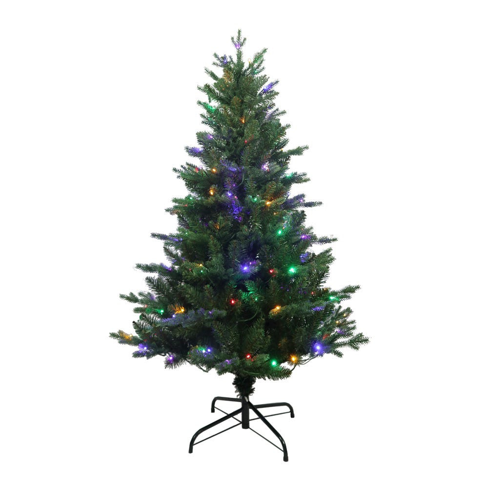 4.5' Pre-Lit Multicolor LED Jackson Pine Tree