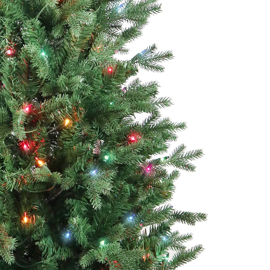 4.5' Pre-Lit Multicolor Incandescent Jackson Pine Tree