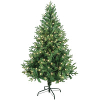 5' Pre-Lit Warm White LED Jackson Pine Tree