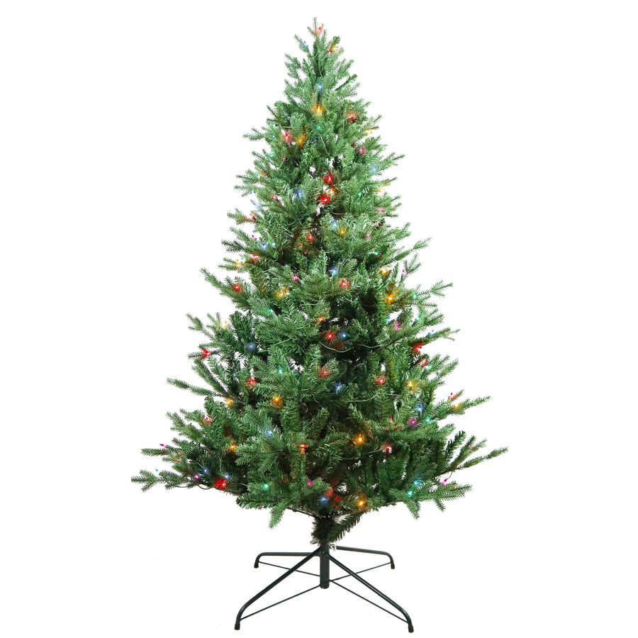6' Pre-Lit Multicolor Incandescent Jackson Pine Tree