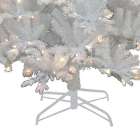 9' Pre-Lit Warm White LED Jackson White Pine Tree