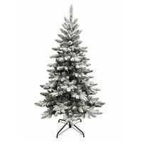 5' Pre-Lit Clear Incandescent Snow Pine Tree