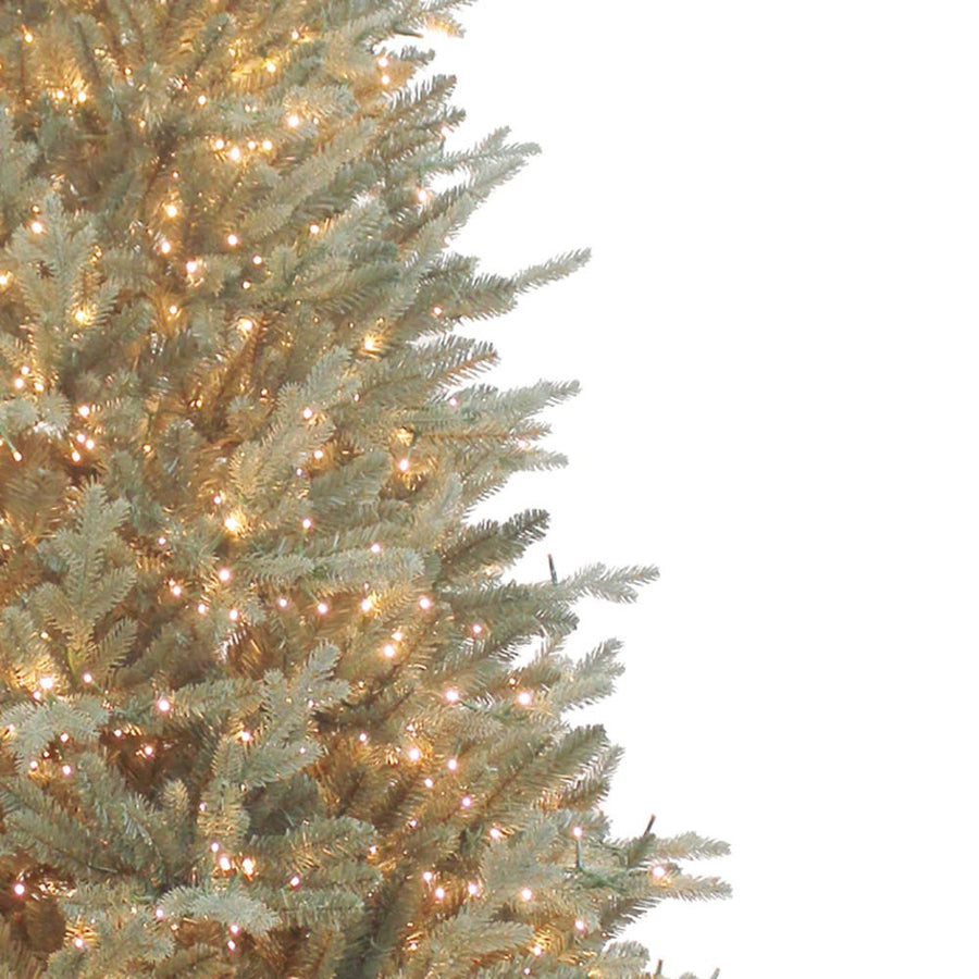 7.5' Pre-Lit Warm White Cluster LED Blue Spruce Tree