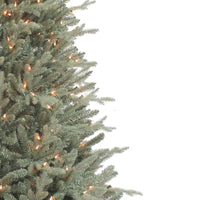7.5' Pre-Lit Clear Incandescent Blue Spruce Tree