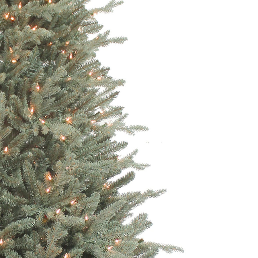 7.5' Pre-Lit Clear Incandescent Blue Spruce Tree