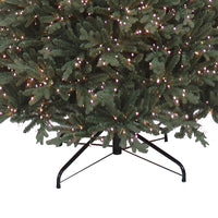 9' Pre-Lit Warm White Cluster LED Blue Spruce Tree