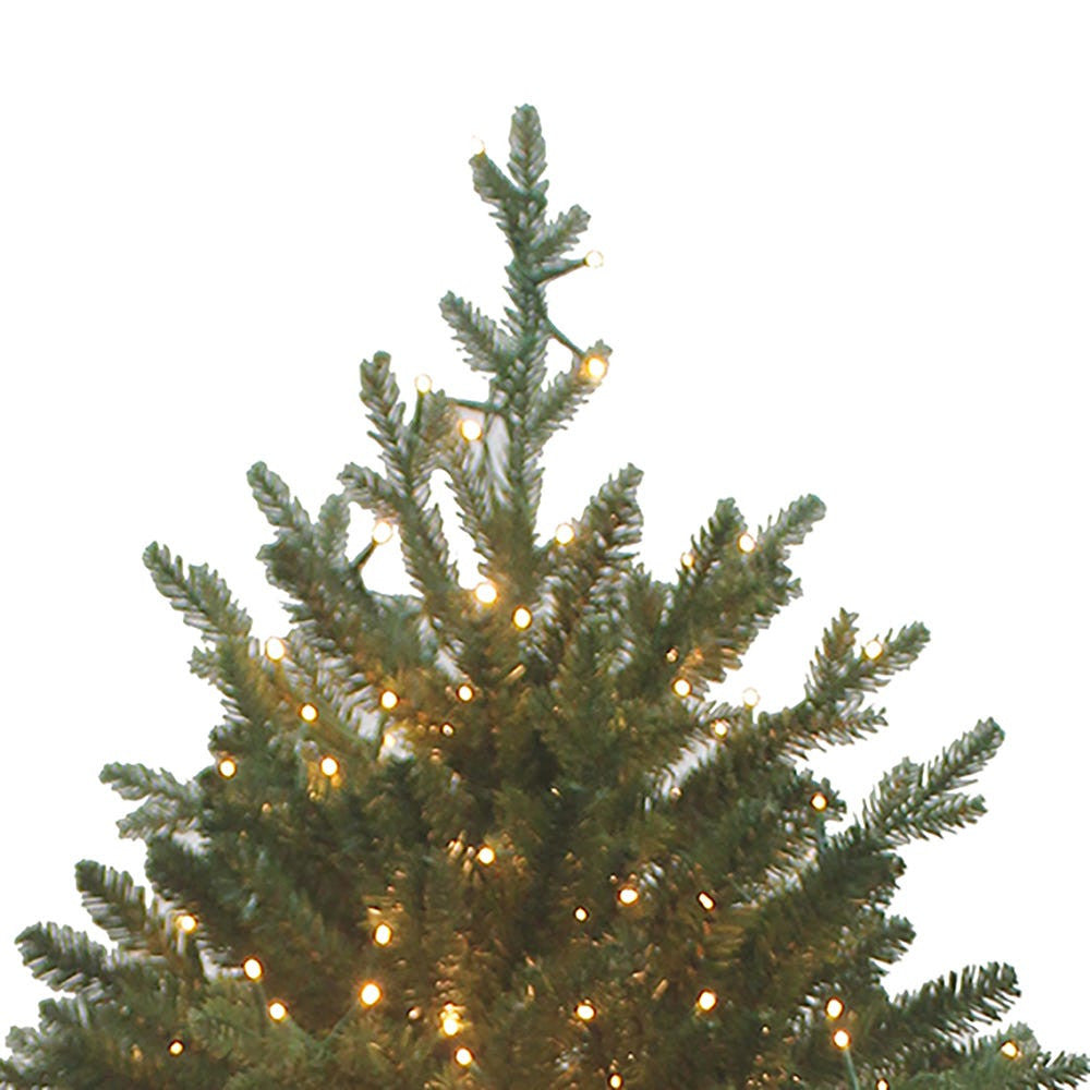 5' Pre-Lit Warm White Custer LED Noble Fir Tree
