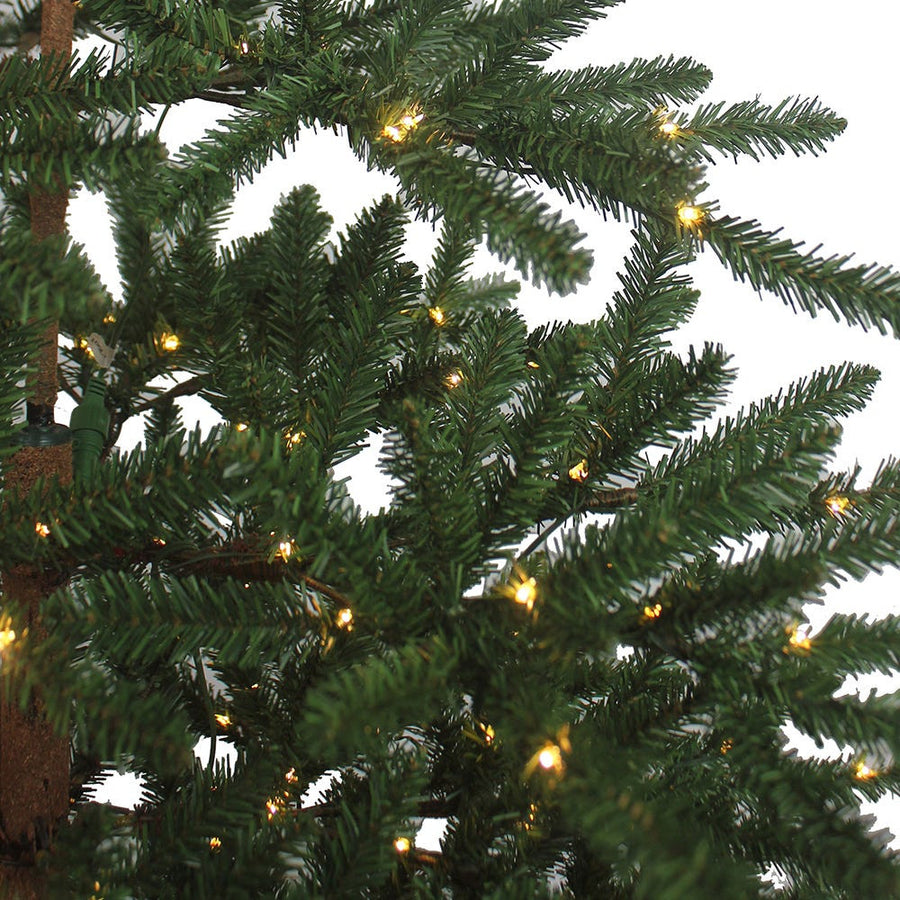7' Pre-Lit Warm White LED Mountain Pine Tree