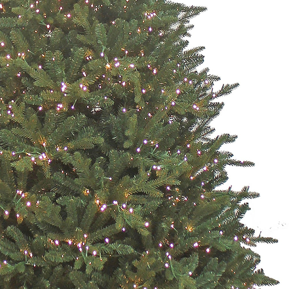 9' Pre-Lit Warm White Cluster LED Noble Fir Tree