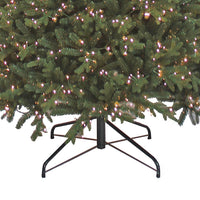 9' Pre-Lit Warm White Cluster LED Noble Fir Tree