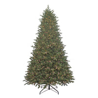 9' Pre-Lit Warm White Cluster LED Noble Fir Tree