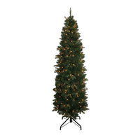 7' Pre-Lit Warm White Incandescent Studio Spruce Tree